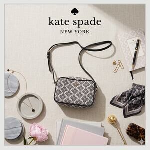 Kate Spade Signature Spade Flower Mini Camera Bag - Black Multi